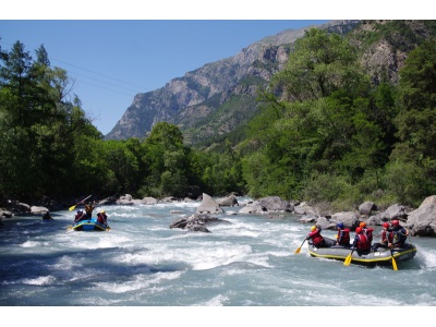 Rafting dans les Alpes de Haute Provence