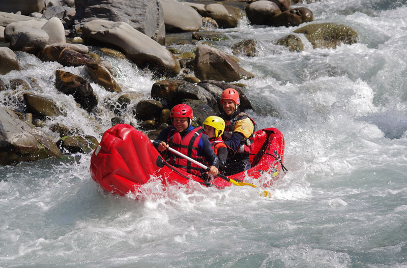 Mono, bi, tri-seater everything is possible at Oueds & Rios Rafting