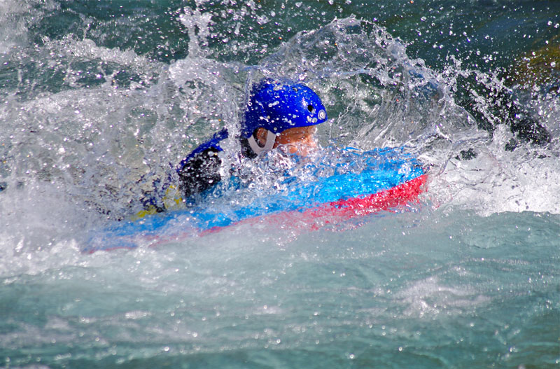 Hydrospeed in Ubaye and its moments of freshness