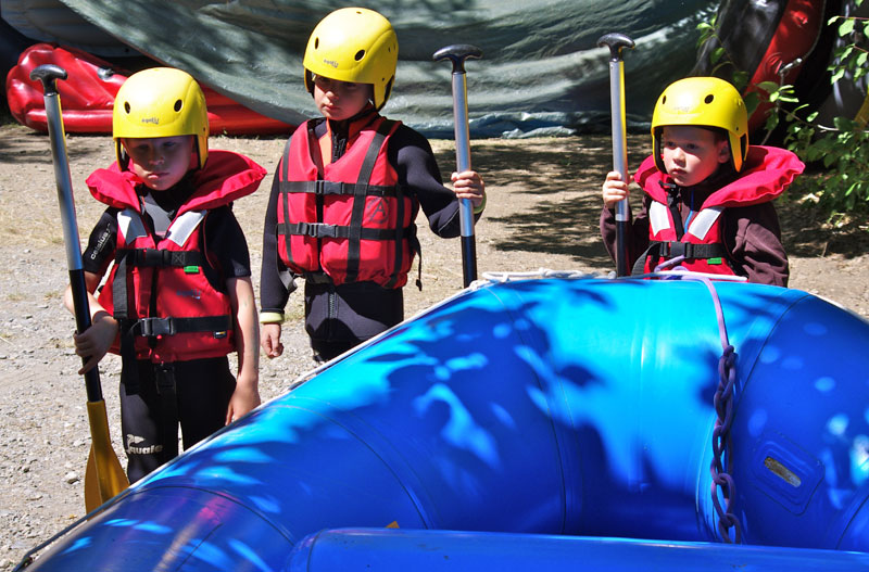 Bambino Raft or Family Rafting, the little ones have their place