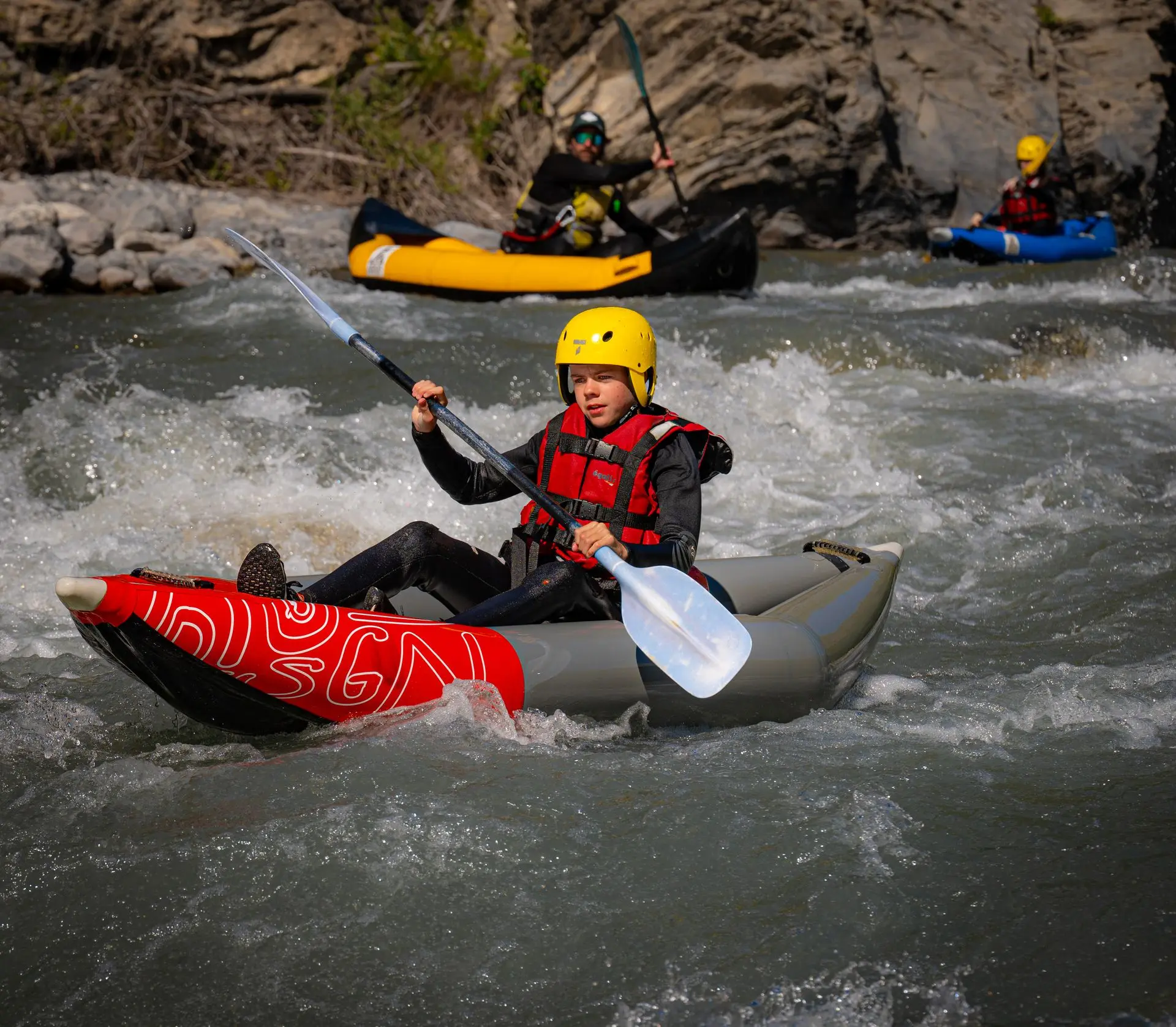 Kayak sur l'Ubaye