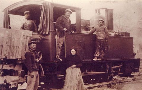 La locomotive Georgette, de l'entreprise Orizet Frères de Nice
